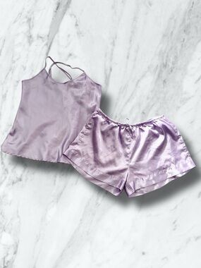 3 for $10 | Silky Lavender Satin Cami & Short Sleep Set